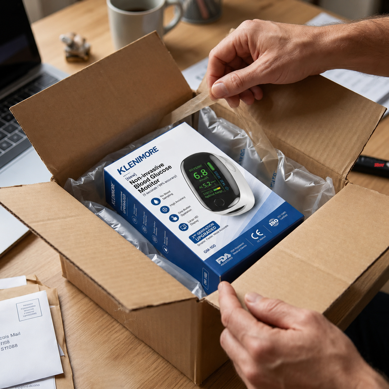 Compact wellness tracking device package