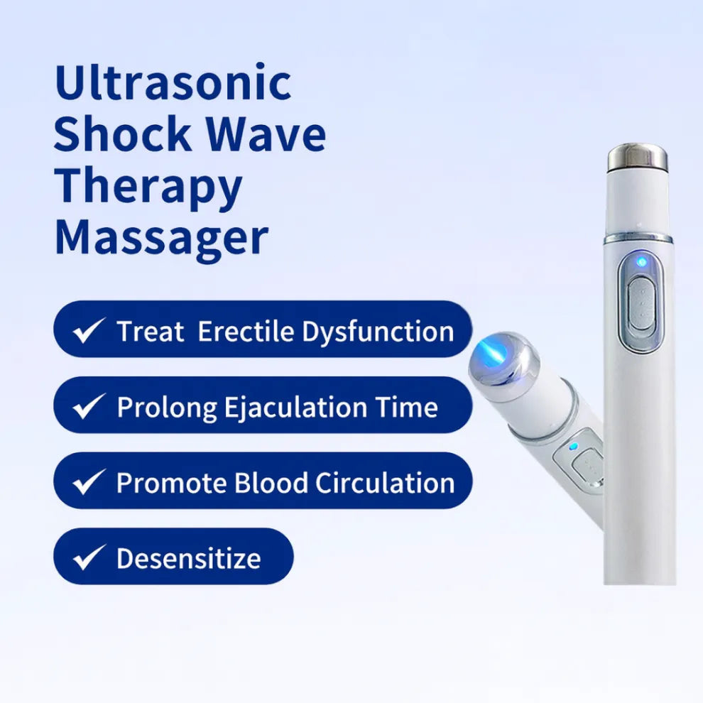 Deep Tissue Relief At Home | Ultrasonic Shock Wave Massager