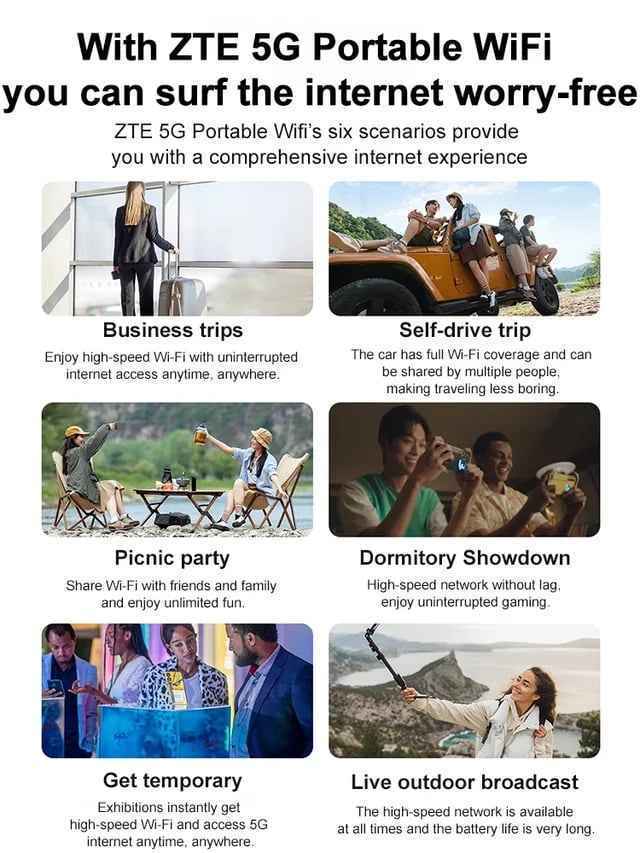 ⏲️Limited Time 50%OFF📶 All-Network Pocket WiFi – Ready in Seconds No Setup! No Hassle! Just Connect!🔥[Power on and use, free for life]）