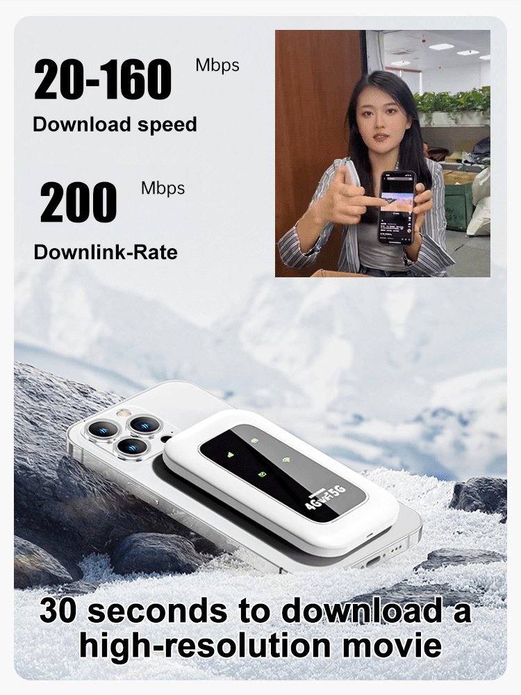 ⏲️Limited Time 50%OFF📶 All-Network Pocket WiFi – Ready in Seconds No Setup! No Hassle! Just Connect!🔥[Power on and use, free for life]）