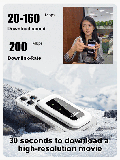 ⏲️Limited Time 50%OFF📶 All-Network Pocket WiFi – Ready in Seconds No Setup! No Hassle! Just Connect!🔥[Power on and use, free for life]）